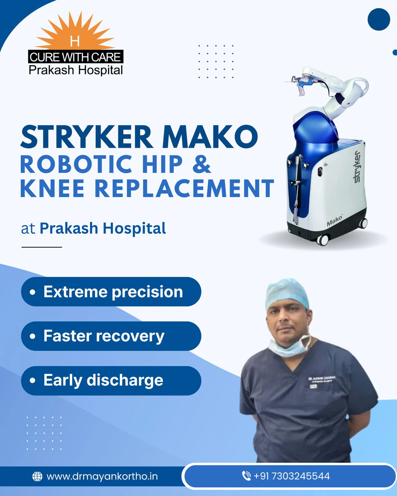 Orthopaedic X-ray scan 10 reviewed by Dr. Mayank Chauhan at Prakash Hospital, Noida