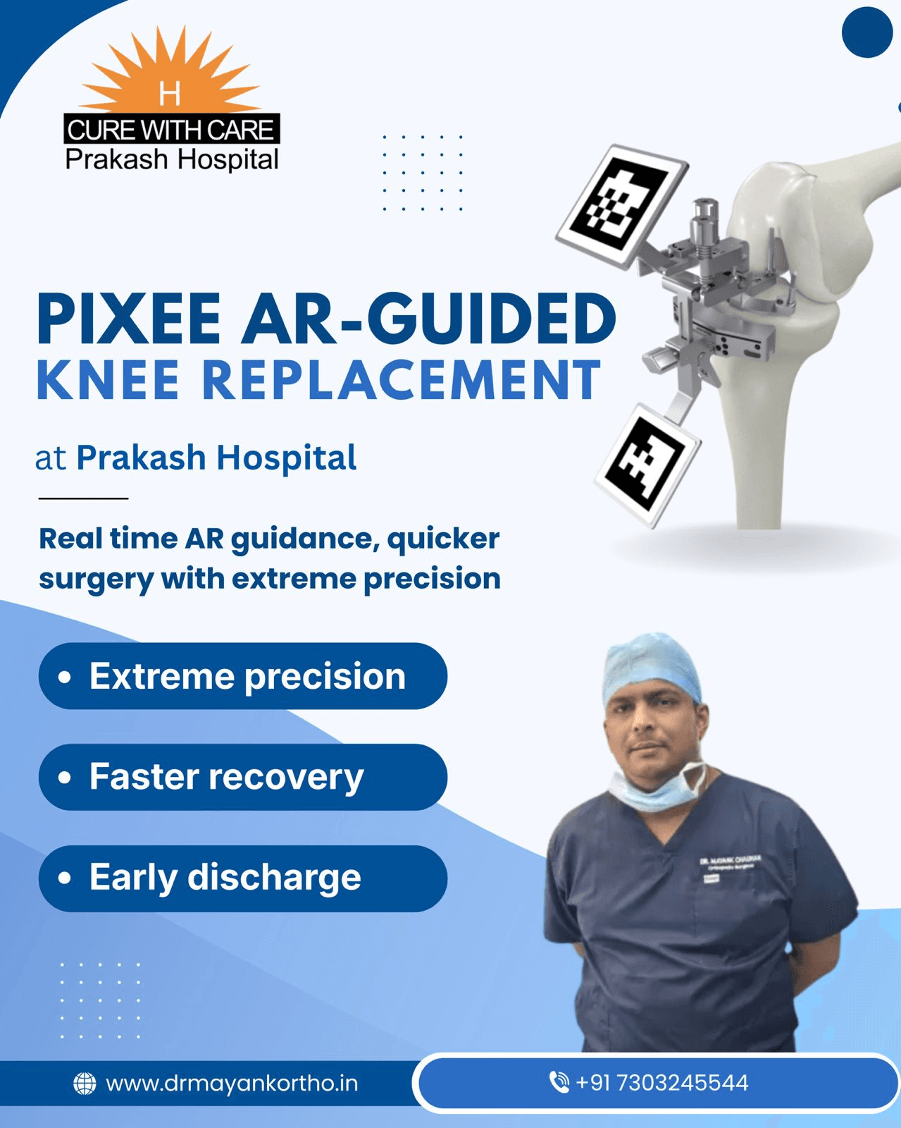 Orthopaedic X-ray scan 9 reviewed by Dr. Mayank Chauhan at Prakash Hospital, Noida